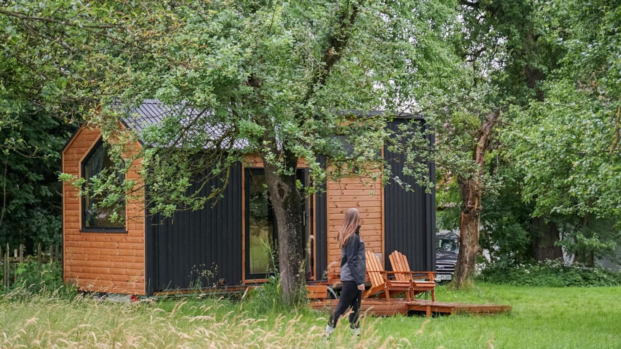 Вилла Lisi Grun Tiny House By Tiny Away Заттледт Экстерьер фото